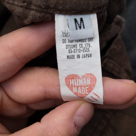 Human Made Linen Deck Pants M Japan *Stained* - Picture 11 of 12